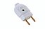 Plugue Macho 2P 250 V 20 A Branco Tramontina 57402104 - Imagem 1