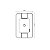 Placa Com 1 Furo 9,5 Mm 4X2 Aria Branca Tramontina 57203002 - Imagem 2