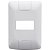 Placa 1 Posto Horizontal 4X2 Aria Branca Tramontin 57203004 - Imagem 1