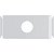 Tampo 1 Furo 9,5Mm Modulo Branco Aria Tramontina 57217092 - Imagem 1