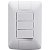 Conjunto 4X2 Interruptor Simples Aria Branco 57241070 - Imagem 1