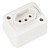 Tomada Sobrepor 2P+T 10A/250V Bra Tramontina 57400048 - Imagem 1