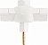 Plugue T 2P 10A 250V~ Cor Branco Tramontina 57400171 - Imagem 1