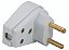 Plugue Angular 2P 20 A Cinza Priscus Tramontina 57401109 - Imagem 1