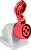 Tomada Sobrepor Industrial 3P+T 32 A 380/415 Vca 6H 56255338 - Imagem 1