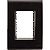 Placa 4X2 3 Postos Grafite Liz Tramontina 57106048 - Imagem 1