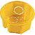 Caixa Embutir 3X3 Octo Amarela Empilhavel Tramontin 57500043 - Imagem 1