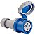 Tomada De Acoplar 2P+T 63A 220-250V 6H Tramontina 56255140 - Imagem 1