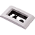 Placa 1P Para Moveis Branco Liz Tramontina 57106032 - Imagem 2