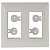 Placa 2 Postos Para Moveis Br Aria Tramontina 57203035 - Imagem 1