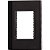 Espelho Placa 3 Postos 4X2 Giz Preto Tramontina 57200049 - Imagem 1