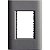 Espelho Placa 3P 4X2 Titanio Soft Touch Tramontina 57200066 - Imagem 1