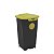 Lixeira T-Force 50L Preta Amarela Tramontina 92813099 - Imagem 1