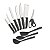 Kit Cozinha 10Pc Athus Preto Tramontina 23098090 - Imagem 1