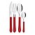 Talher Inox Leme Vermelho Tramontina 23198726 - Imagem 1