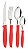 Talher Inox Plenus Vermelho Tramontina 23498735 - Imagem 1