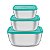 Jg Potes Quad Aco Inox Tampa Verde 3Pc Tramontina 64220937 - Imagem 1
