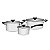 Jg Panelas Aco Inox 3P Solar Silic  Tramontina 65120053 - Imagem 1