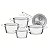 Jg Panelas Aco Inox 5 Pcs Ventura Tramontina 65360046 - Imagem 1