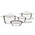 Jg Panelas Aco Inox 4 Pcs Ventura Tramontina 65360281 - Imagem 1