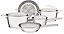 Jg Panelas Aco Inox 5 Pcs Ventura Tramontina 65360291 - Imagem 1