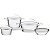 Jg Panelas Aco Inox 4 Pcs Ventura Tramontina 65360354 - Imagem 1