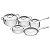 Jg Panelas Aco Inox 5Pcs Trix Tramontina 65820026 - Imagem 1