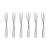 Jg Garfo Torta Aco Inox 6Pcs Tramontina 66901145 - Imagem 1