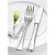 Faqueiro Aco Inox 24Pcs O Cristal Tramontina 66909000 - Imagem 2