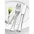 Faqueiro Aco Inox 42Pcs O Cristal Tramontina 66909200 - Imagem 2