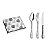 Faqueiro Aco Inox 24Pcs Arabesco Tramontina 66919000 - Imagem 1
