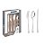 Faqueiro Aco Inox 16Pcs Havana Tramontina 66945554 - Imagem 1
