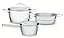 Jg Panelas Aco Inox 3 Pcs Ventura Tramontina 65360146 - Imagem 1
