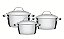 Jg Panelas Aco Inox 3 Pcs Allegra Tramontina 65660222 - Imagem 1