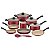 Jogo Panelas 10Pc Caribe Vermelho Tramontina 20297711 - Imagem 1