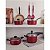 Jogo Panelas Alum 7Pc Turim Vermelho Tramontina 20297780 - Imagem 2