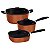 Jogo Panelas Alum 3Pc Refinatta Dourado Tramontina 20999319 - Imagem 1