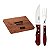 Talher Churrasco 8 Pc Polywood Vermelho Tramontina 21198793 - Imagem 1