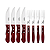 Talher Churrasco 8 Pc Polywood Vermelho Tramontina 21198793 - Imagem 4