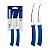 Conj Faca Tomate Inox 2Pc Felice Azul Tramontina 23495214 - Imagem 1