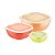 Jogo Potes 3Pc Mixcolor Mis Tramontina 25099880 - Imagem 1
