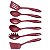 Jogo Utensilio Nylon 6Pc Abilit Vermelho Tramontina 25199709 - Imagem 1