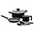 Jogo Panelas Alum 5Pc Loreto Preto Tramontina 27899129 - Imagem 1
