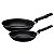 Jogo Frigideiras Alum 2Pc Preto Tramontina 27899168 - Imagem 1