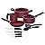 Jogo Panelas Alum 12Pc Formia Vermelho Tramontina 27899173 - Imagem 1