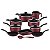 Jogo Panelas Alum 10Pc Vermelho Tramontina 27899290 - Imagem 1