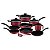 Jogo Panelas Alum 10Pc Vermelho Tramontina 27899313 - Imagem 1