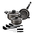 Kit Cozinha 10Pc Paris Chumbo Tramontina 27899379 - Imagem 3