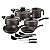 Kit Cozinha 14Pc Paris Chumbo Tramontina 27899386 - Imagem 1