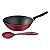 Jogo Wok 28Cm C/Colher Vermelho Tramontina 27899389 - Imagem 1
